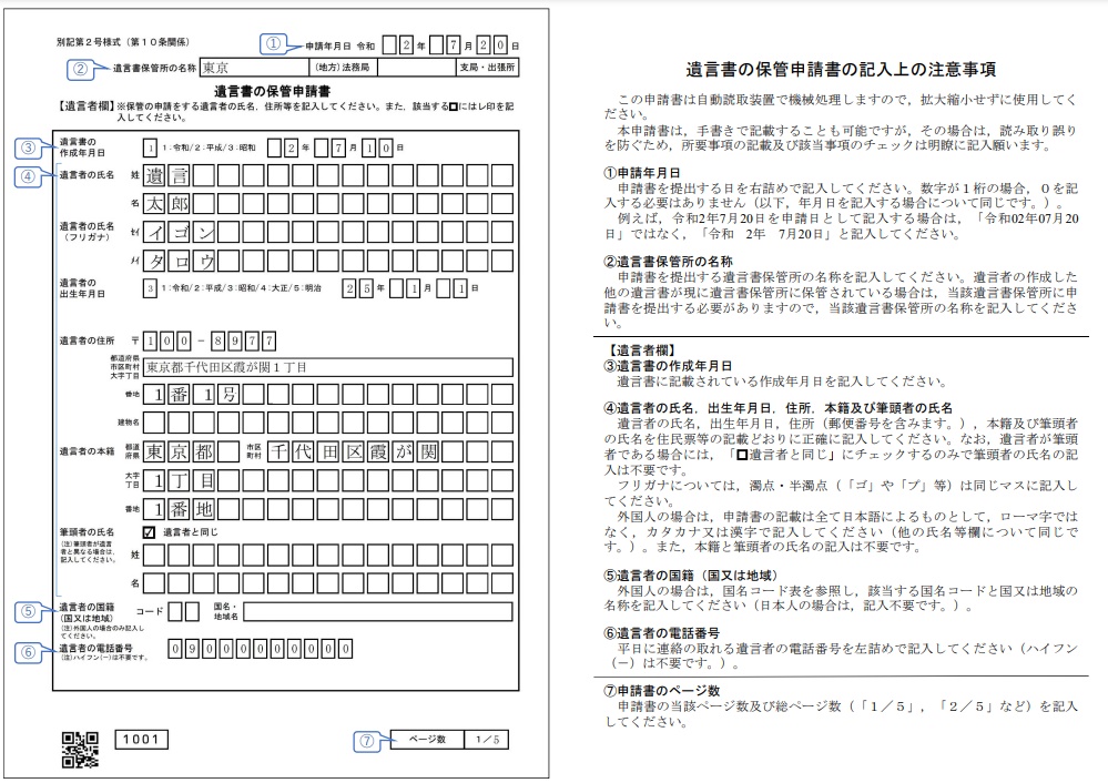 法務局における遺言書の保管等に関する省令の一部を改正する省令