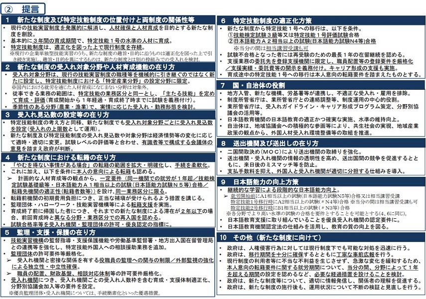 「育成就労制度」創設へ最終報告書