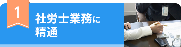 社労士業務に精通