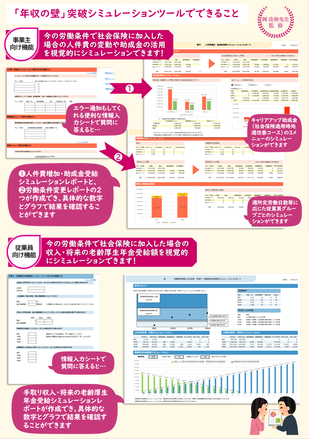 社労士のための「年収の壁」突破シミュレーションツールとその活用の画像4