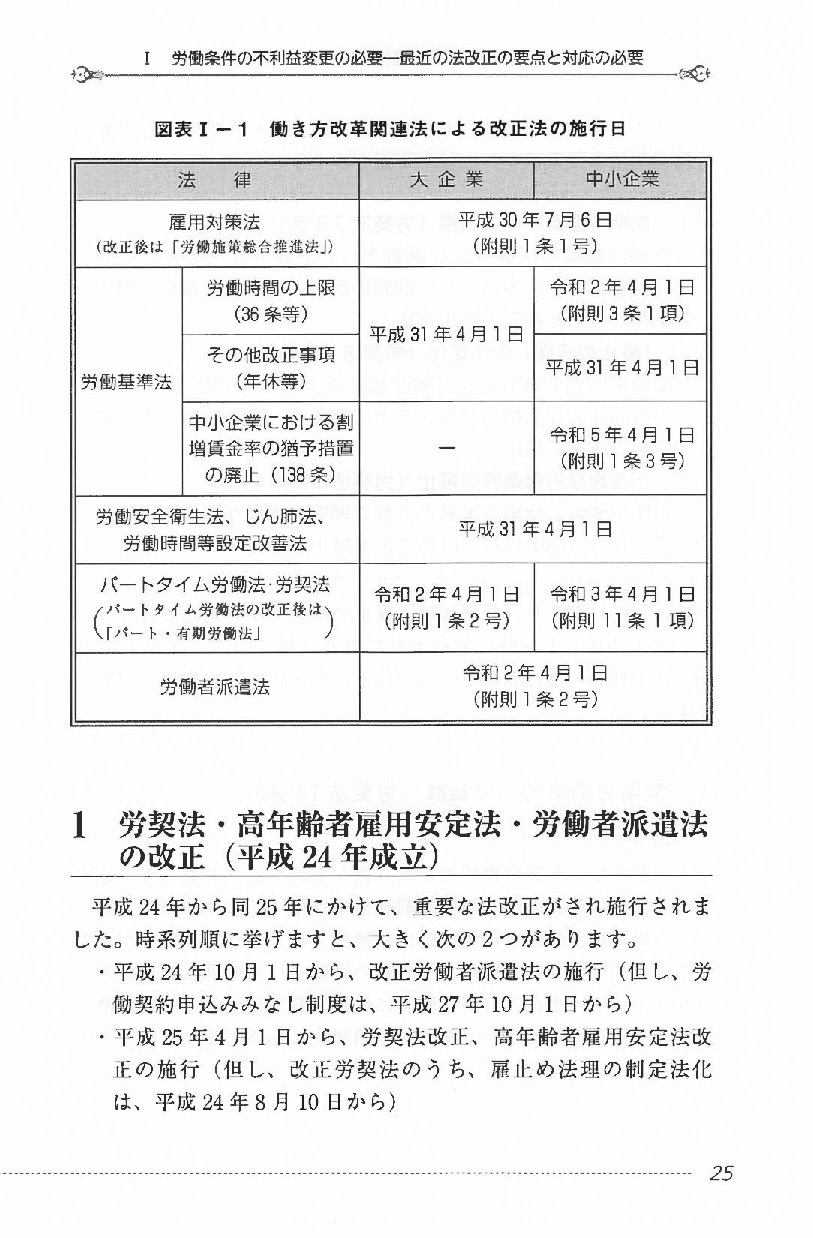 改訂版 就業規則の変更による労働条件不利益変更の手法と実務		の画像3