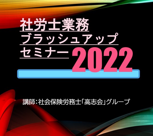 社労士業務ブラッシュアップセミナー2022（動画DVD）の画像